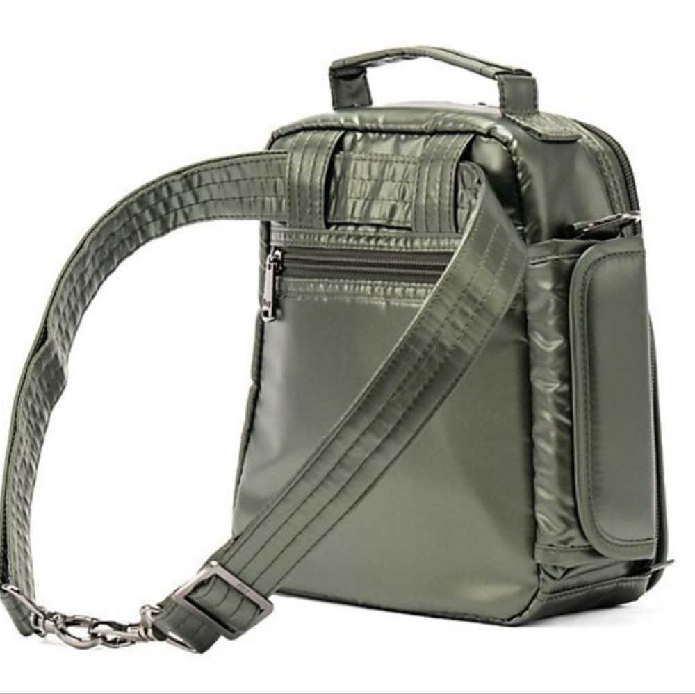 Lug Classic Quilted Crossbody, Flapper SE, Olive - Picture 3 of 5